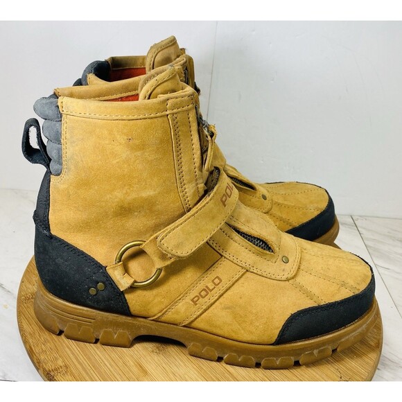 Polo by Ralph Lauren Tan and Black Men's Boots - Picture 2 of 7